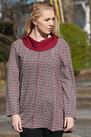 Addison Tunic Red Top