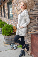 Long Sleeve Textured Tunic