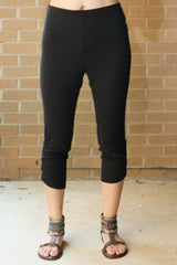 Black Cropped Leggings