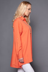 Long Sleeve Shirt with Flare