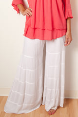 Black Tiered Flare Pants